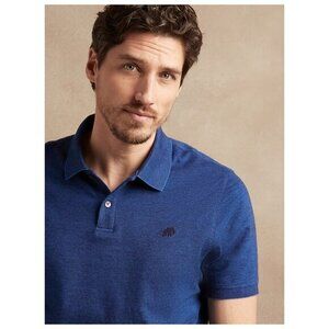 Banana Republic Organic Cotton Slim-Fit Pique Polo Shirt